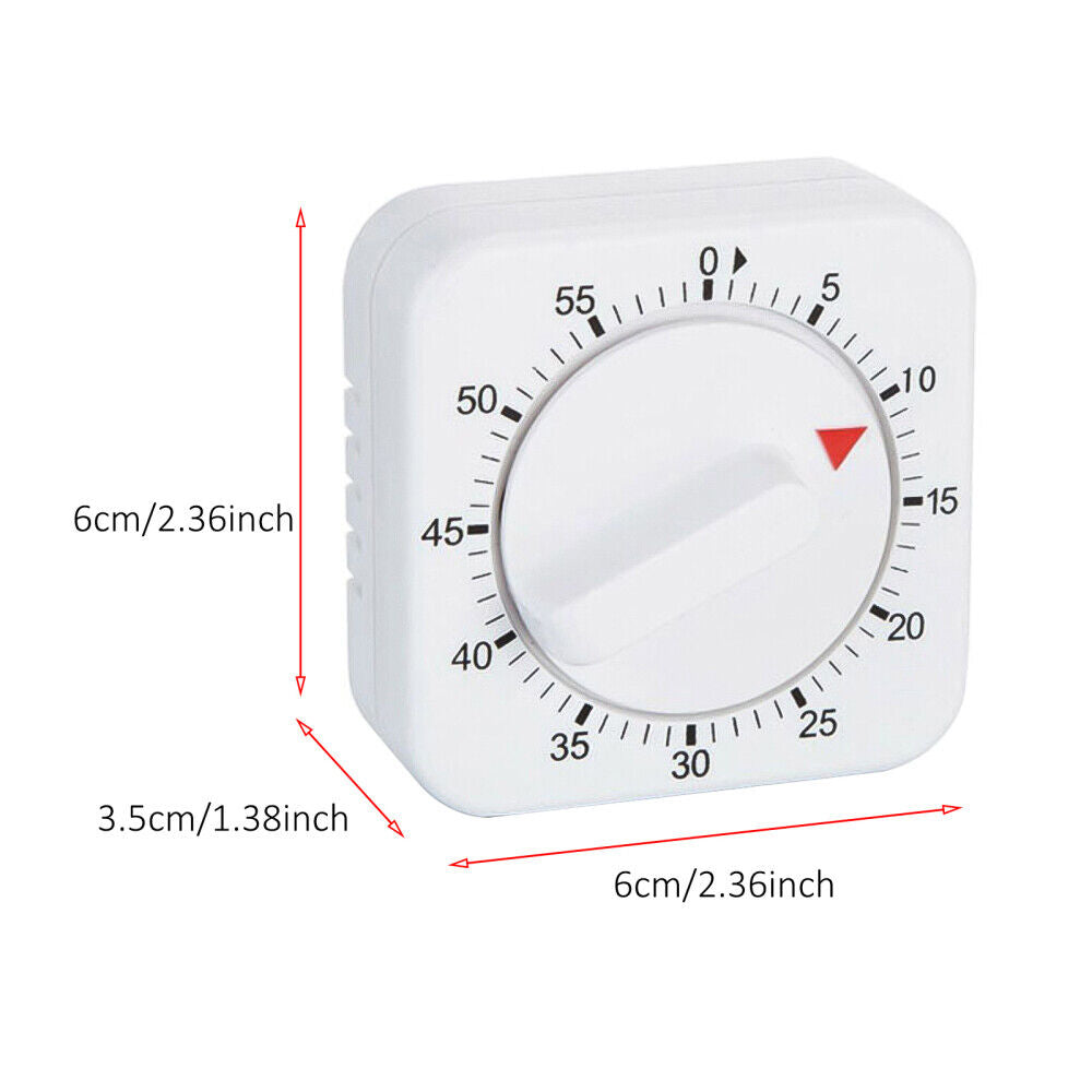 60 Minute Visual Analog Timer Silent Timer Time Management Tool Countdown Clock