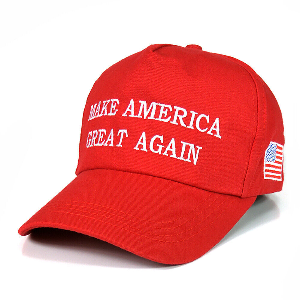 MAGA Make America Great Again Hat Donald Trump Cap Red US Outdoor Adjustable NEW