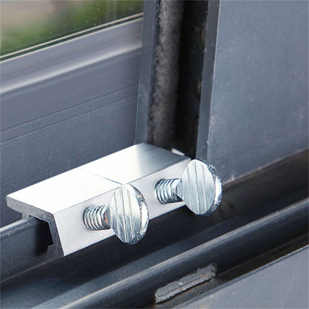 4PCS Sliding Window Door Lock Safety Security Lock Safety Rent Safe Window Lock