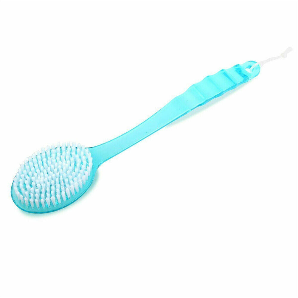 Back Brush Scrubber Long Handled Bath Shower Body Massager Skin Cleaning Tool