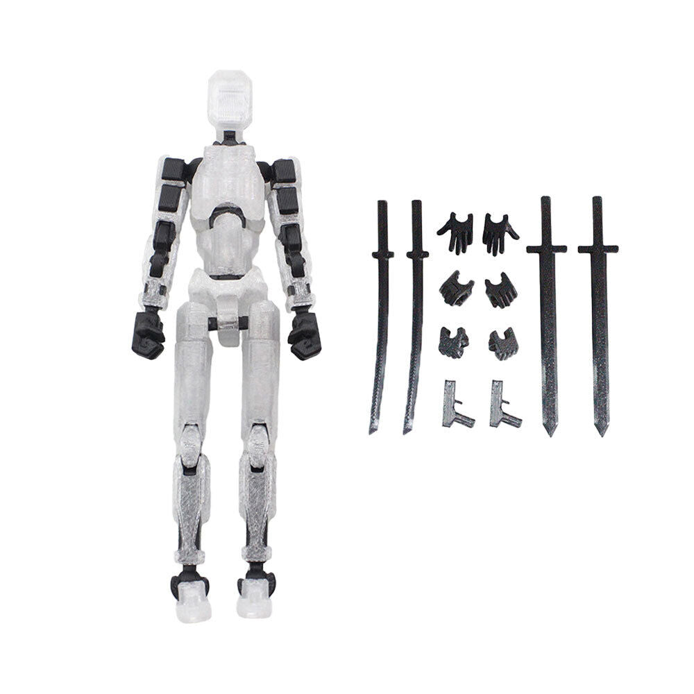 T13 Action Figure, Titan 13 Action Figure, 3D Printed Robot Action Figure New #T