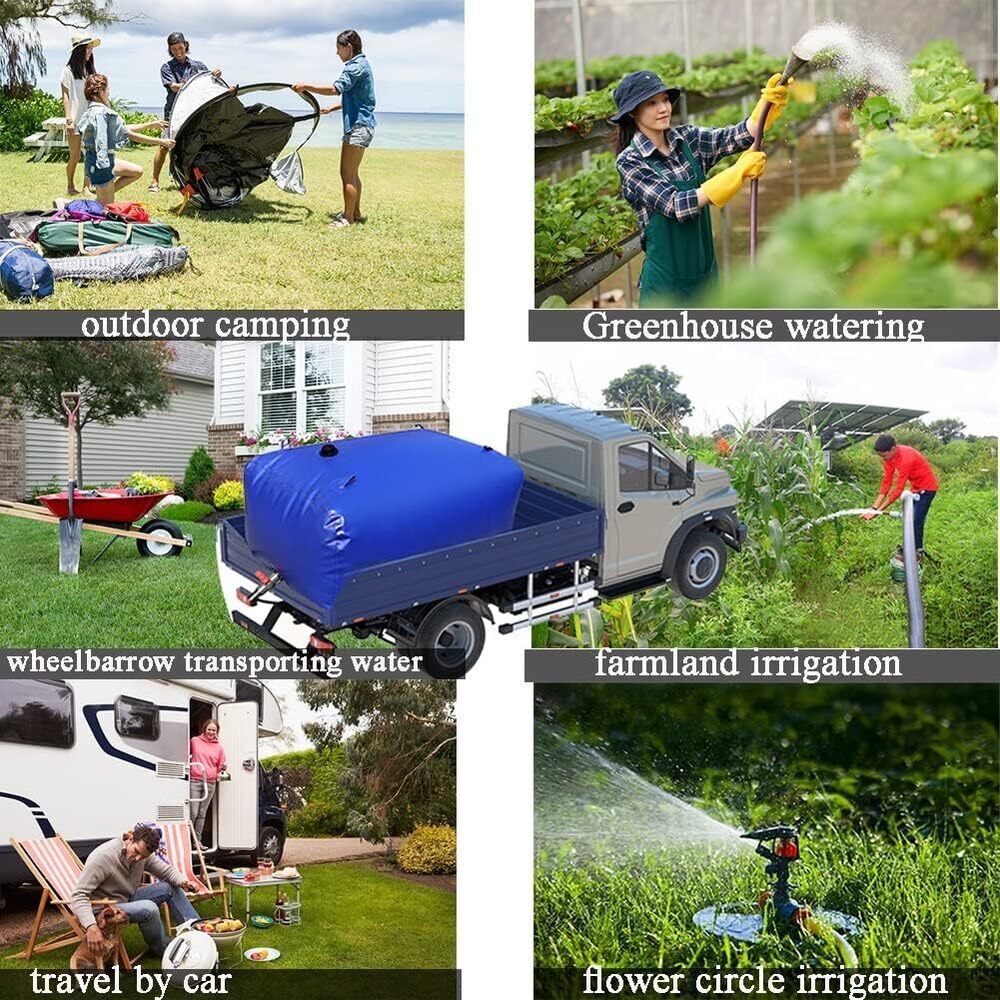 Large Water Bladder Bag Tank Camping Irrigation Agricultural Car Hydration 110L