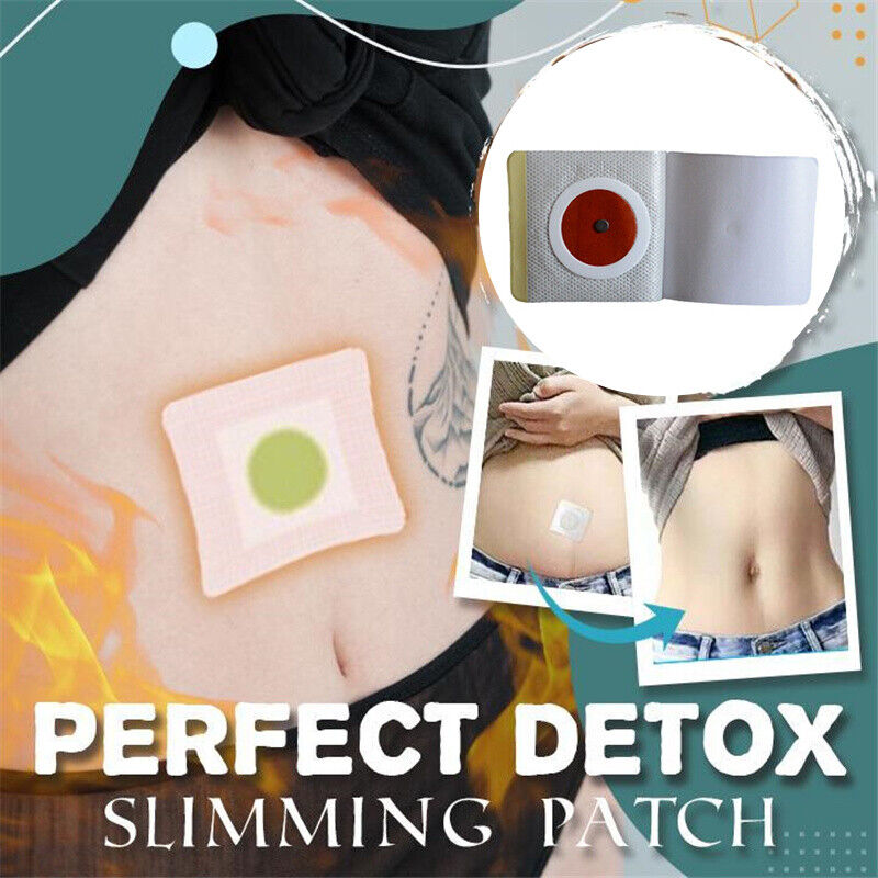 30x Perfect Detox Slimming Patch Navel Fat Burner Sticker Belly Waist Plaster