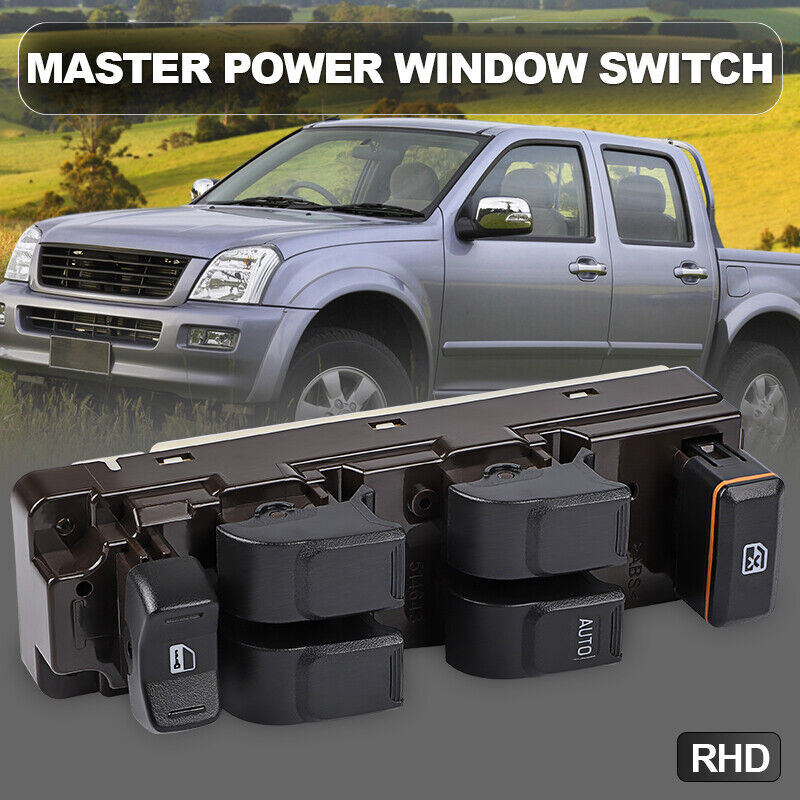 Master Power Window Switch For Holden Colorado Isuzu D-Max 4Door 2003-2011 RHD