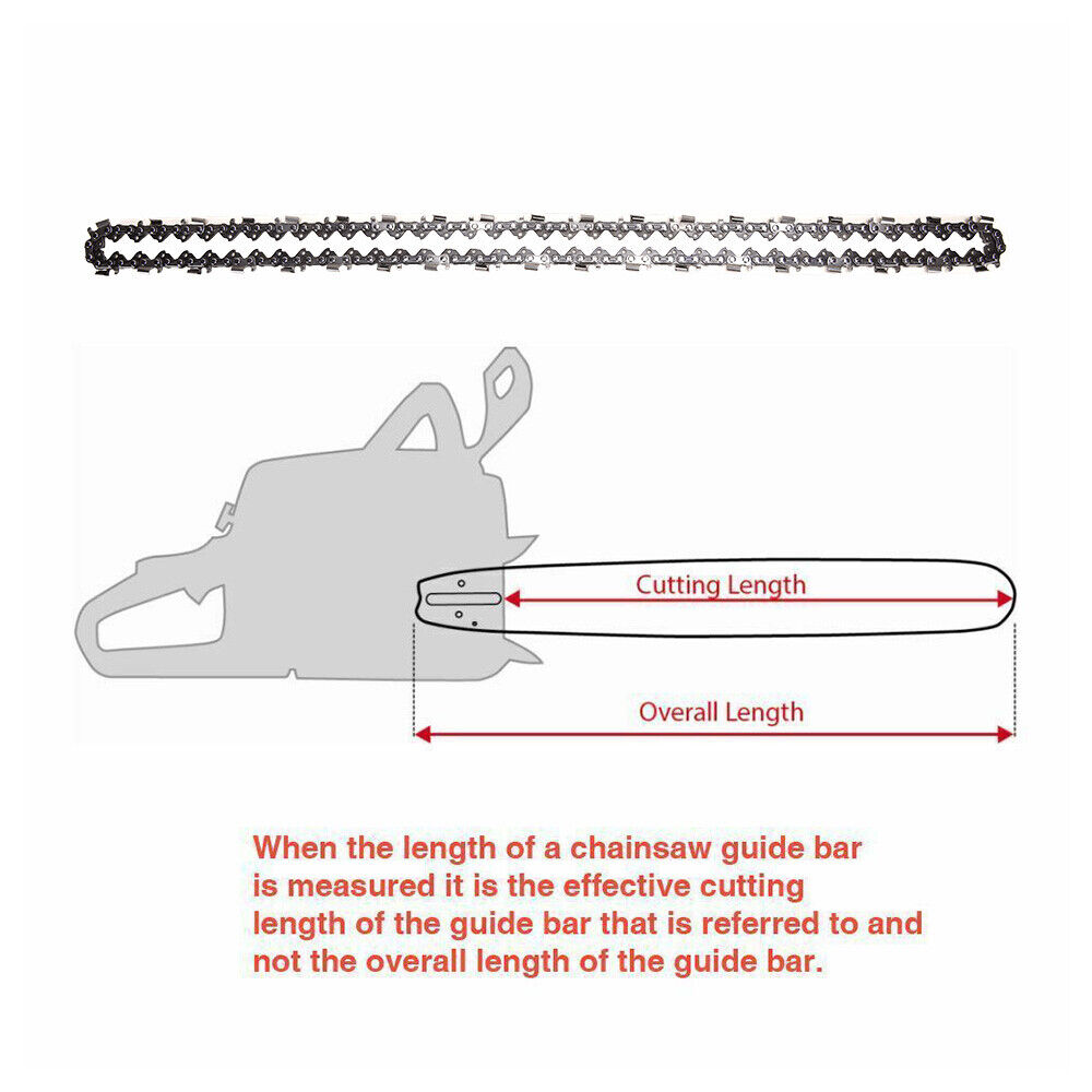 3 x 20inch Bar Chainsaw Chain Saw 325 Pitch 76 Link 058 For Baumr-Ag SX62 SX66