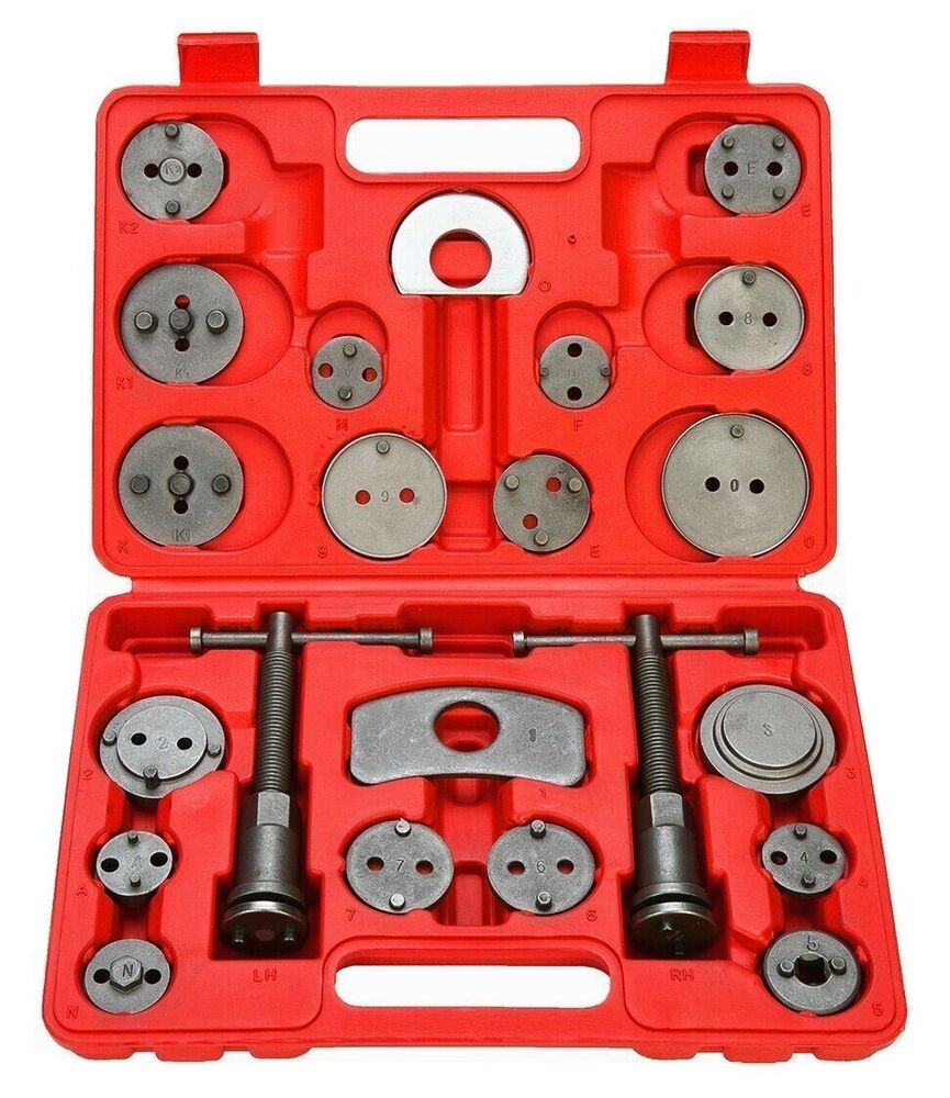 Set(27pc) Universal Disc Brake Caliper Piston Wind Back Tool Kit For Cars Rewind