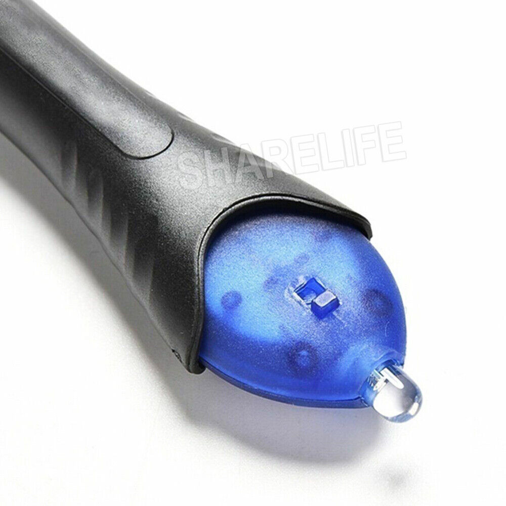 2x Quick 5 Second Fix UV Light Liquid Glass Welding Compound Glue Repair Pen