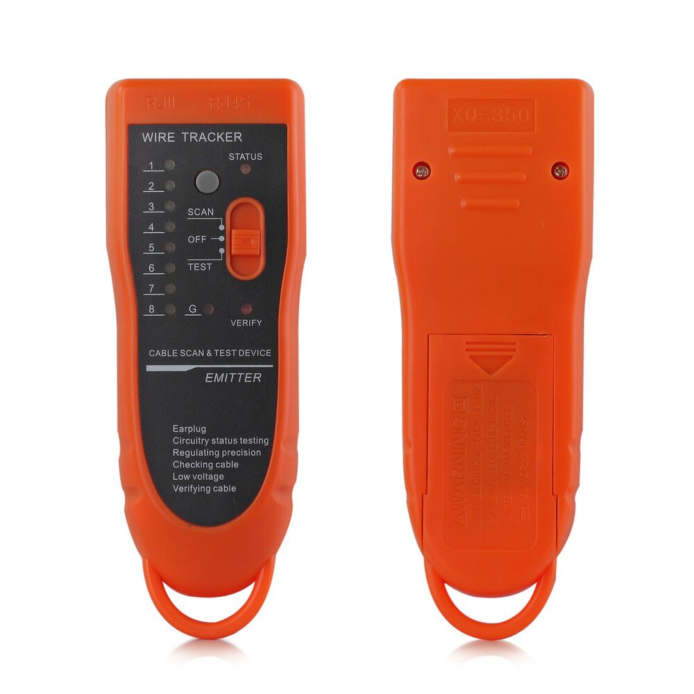 Telephone Network RJ45/11 Cable Wire Probe Tracker Tester Tone Generator Finder