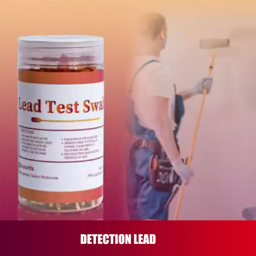 30Pcs Test Swabs Lead Paint Test Kit Instant Lead Test Kit Quick Results