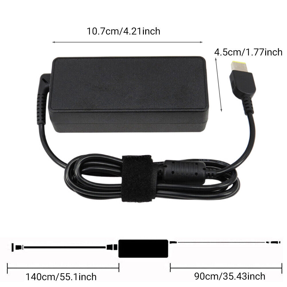 For Lenovo Thinkpad Laptop Charger 65W Power Adapter ADLX65NLC2A ADLX65NCC3A