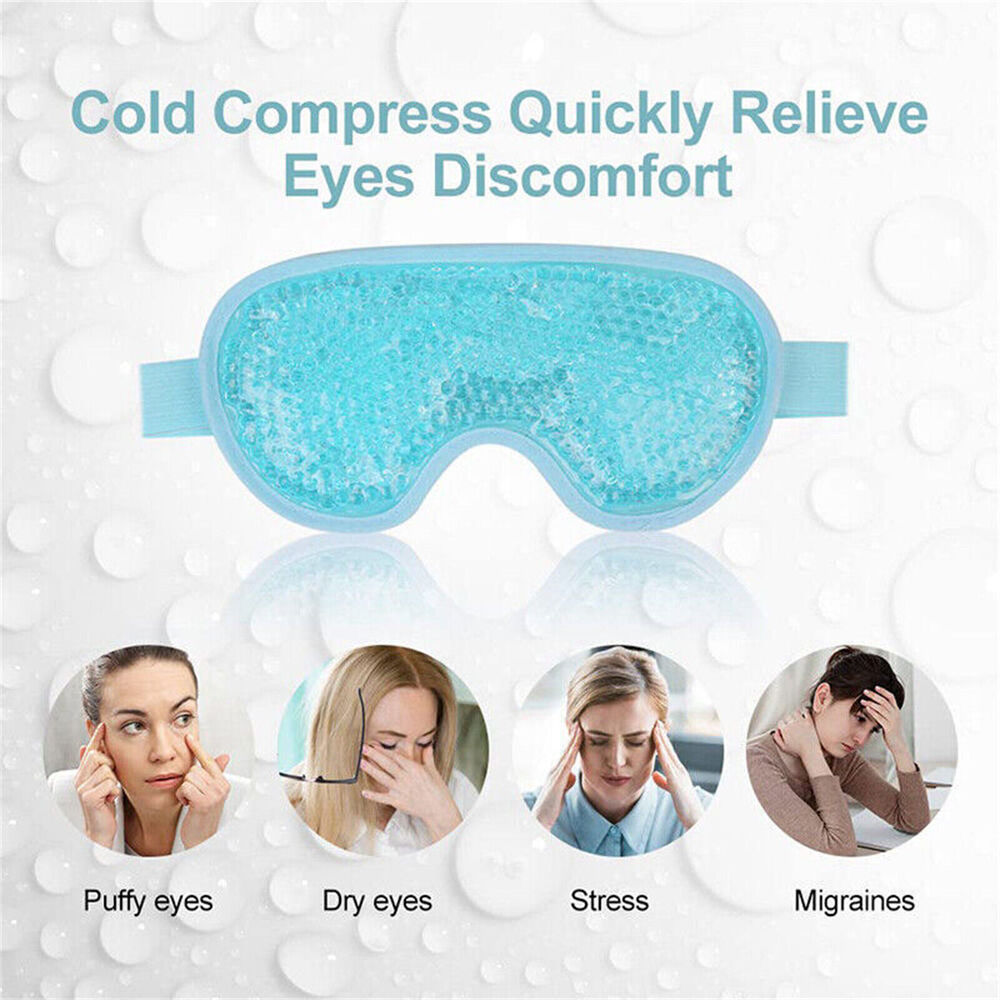 Reusable Eye Pad Patch Crystal Gel Beads Under Eye Mask Anti Wrinkle Dark Circle