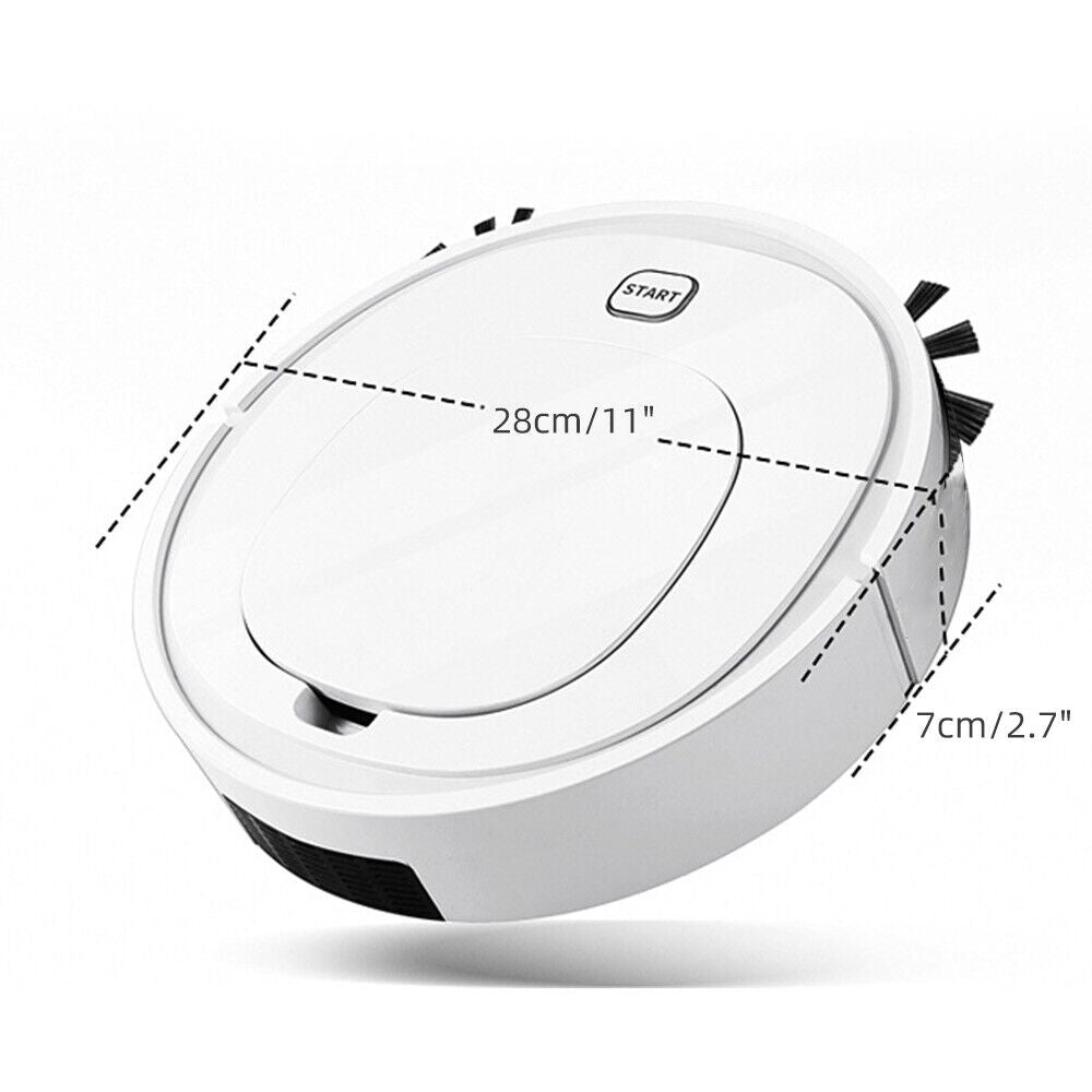 1 set Rechargeable Automatic Smart Robot Vacuum Cleaner Dry Wet Floor Mop Sweeping