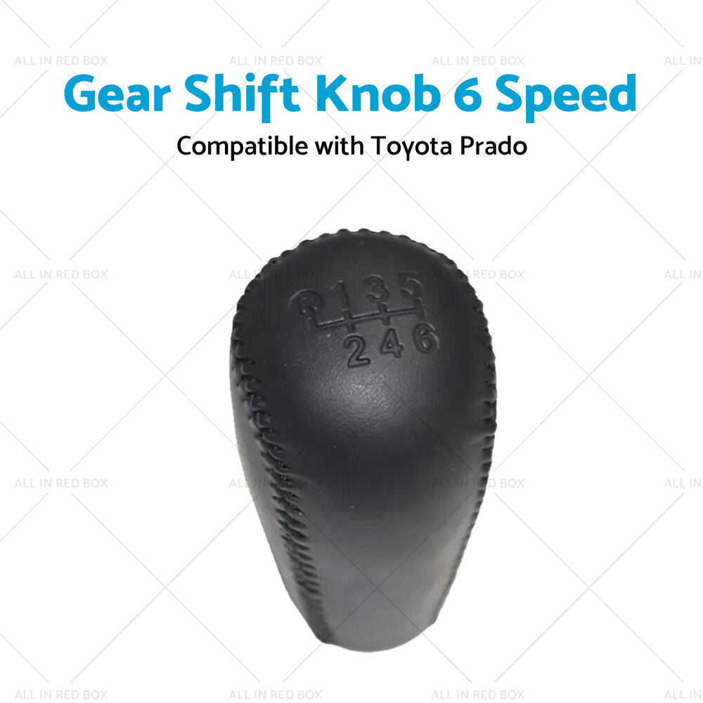 Gear Shift Knob 6 Speed Suitable for 09-17 Toyota Prado 120 150 Series GDJ GRJ