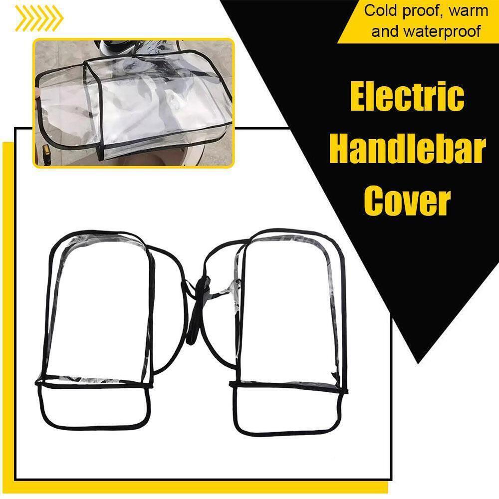 2×Electric Vehicle Handle Waterproof Cover Case. Handlebar R1B5