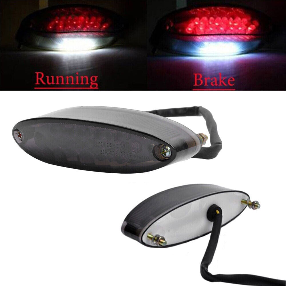 Universal LED Motorcycle License Plate Tail Brake Stop Tail Rear Light