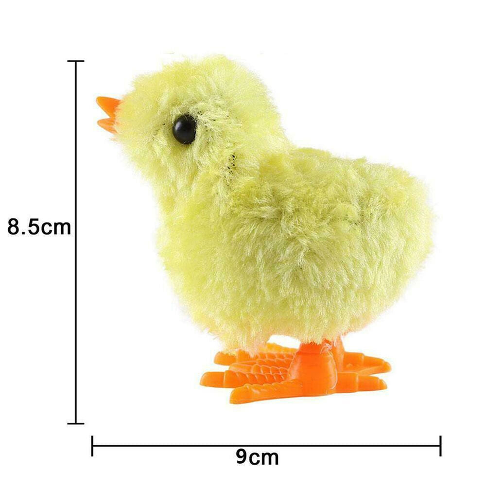 Wind-up Hopping Jumping Chicken Clockwork Walking Toys Kids Children Gift