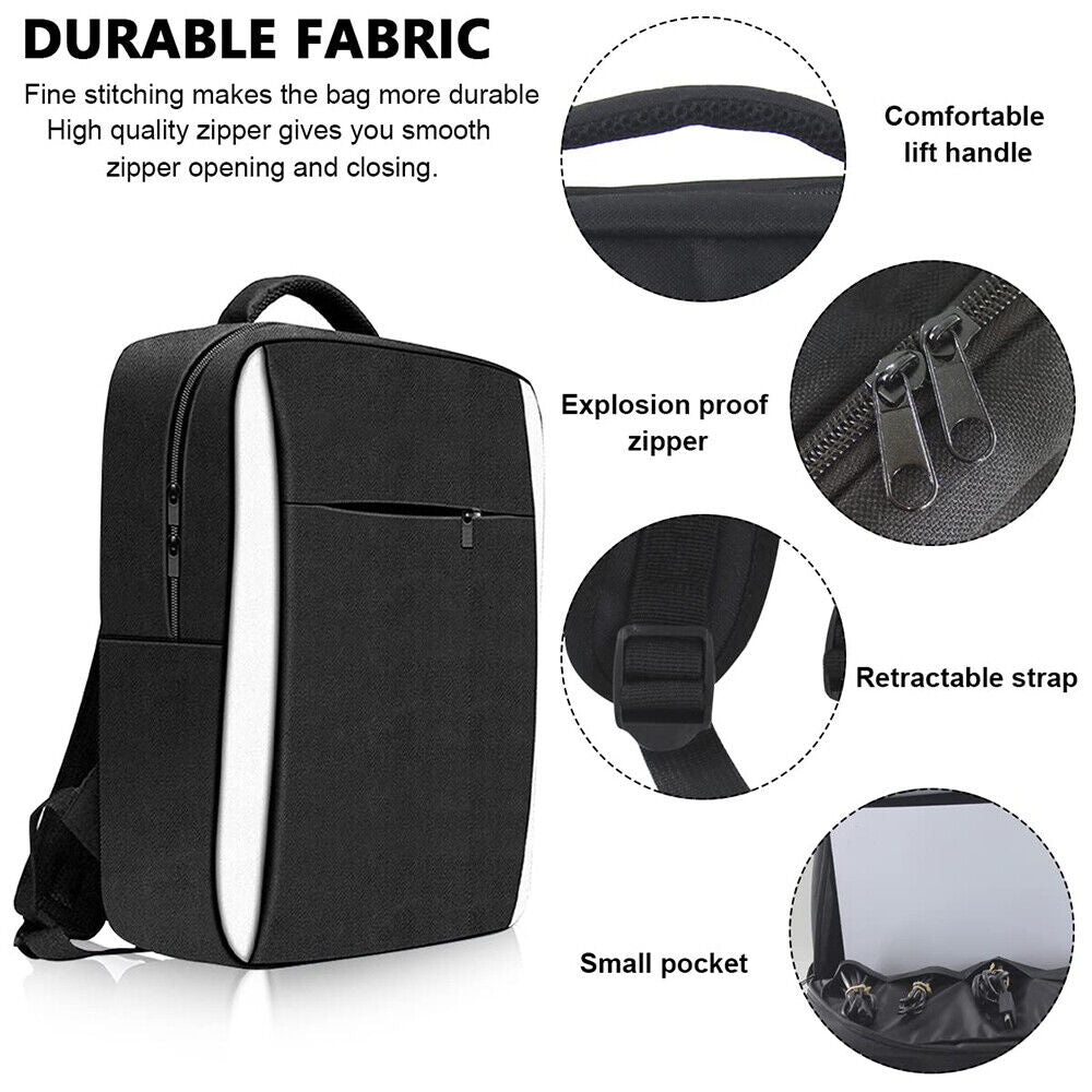 For PS5 Carry Bag Carrying Large Storage Case Console Travel Shoulder Backpack