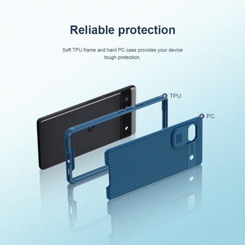 For Google Pixel 9 8 7 Pro 8A 6A Case Nillkin CamShield Back Camera Slide Cover