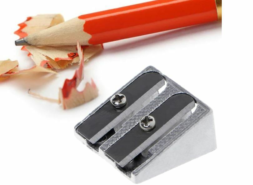 Metal Double Hole Pencil Sharpener Double and Single Hole