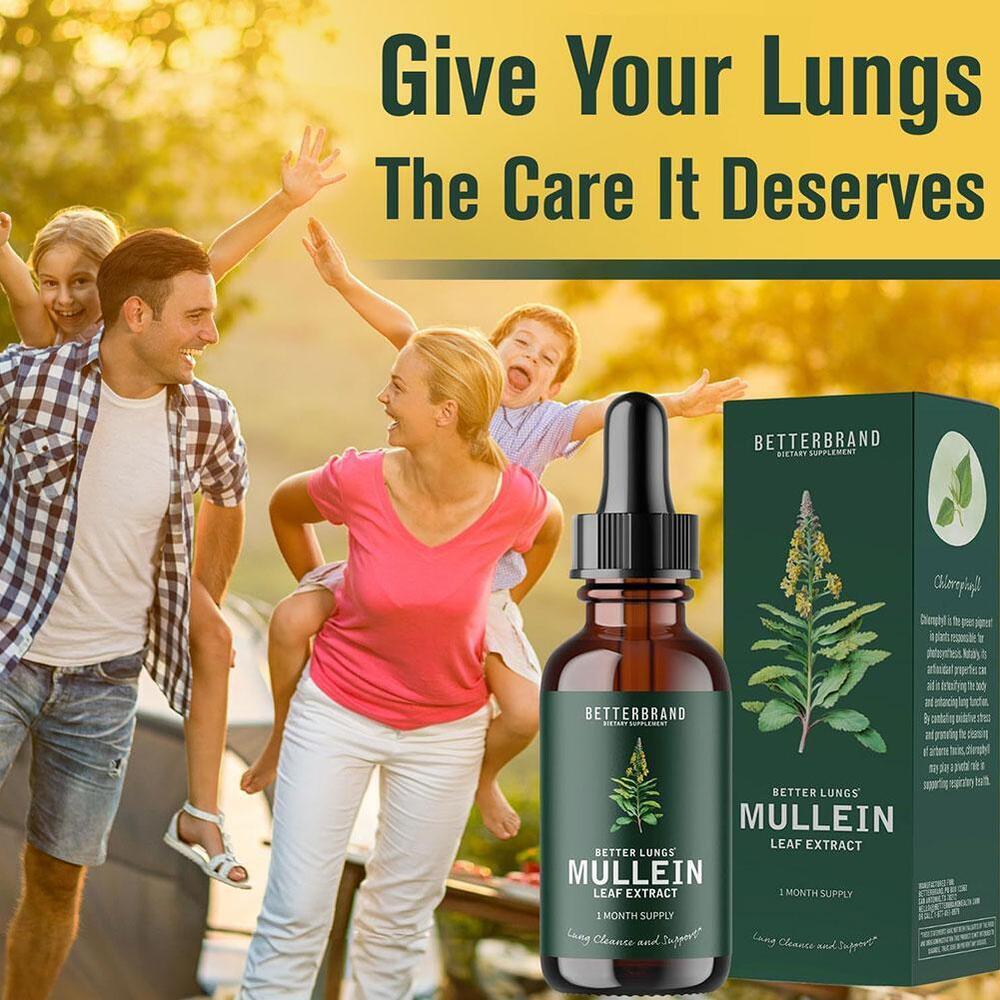 Mullein Leaf Drops Lung Purification Healthy Breathing ForRespiratory Function