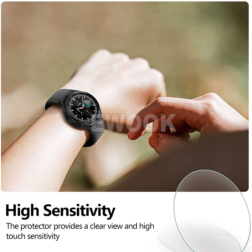 For Samsung Galaxy Watch 6 5 Pro 40/44/45mm Tempered Glass Screen Protector