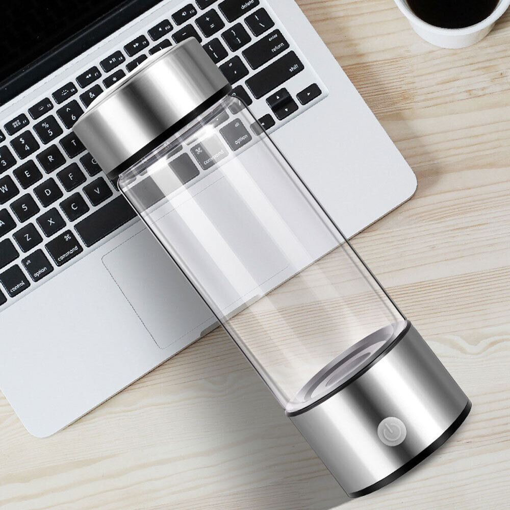 420ml Portable Hydrogen Rich Alkaline Water Ionizer Generator Bottle Cup Mug