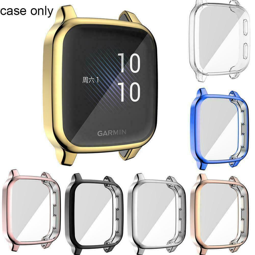 For Garmin Venu SQ Watch Watch Protective Case Shell Screen Protector Cover K7X6