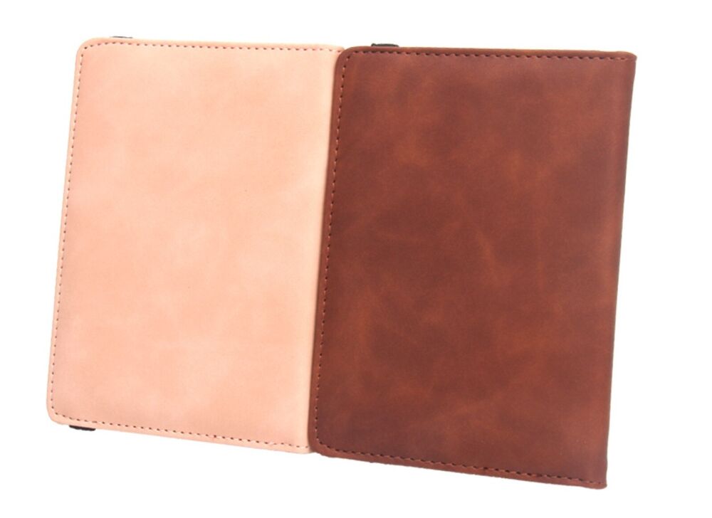 Travel Passport ID Wallet Holder Cover RFID Blocking Card Case Leather Brown