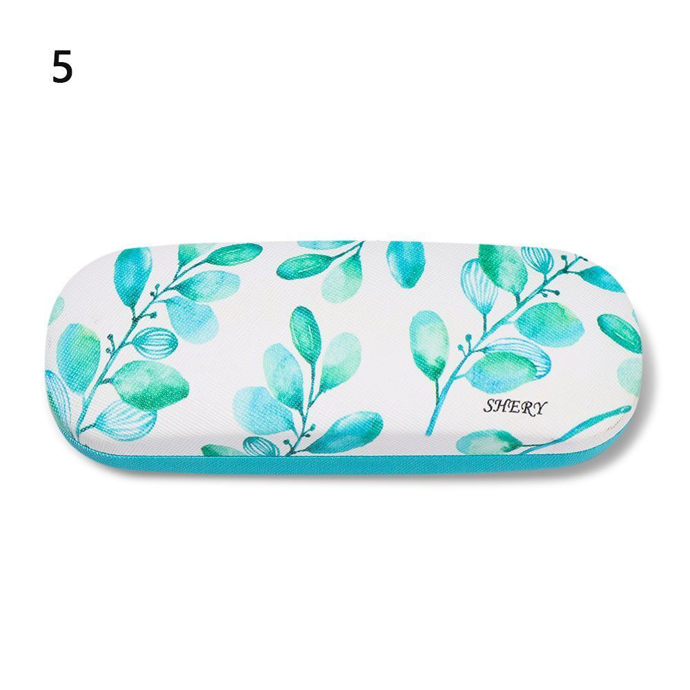 Pattern Hard Glasses Box Eyeglasses Case Spectacle Holder Eyewear Protector