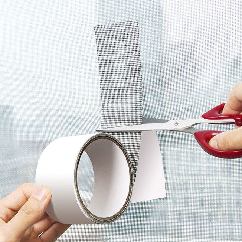 Window Screen Repair Tape Self-adhesive Net Door Fix Patch Anti-Insect Mosquito