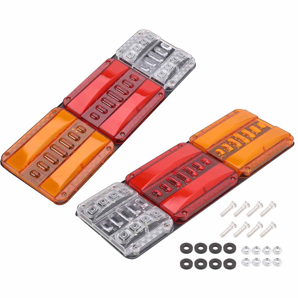 2X Trailer Ute Truck LED Tail Lights Stop Indicator rear LAMP LIGHT 236LEDS