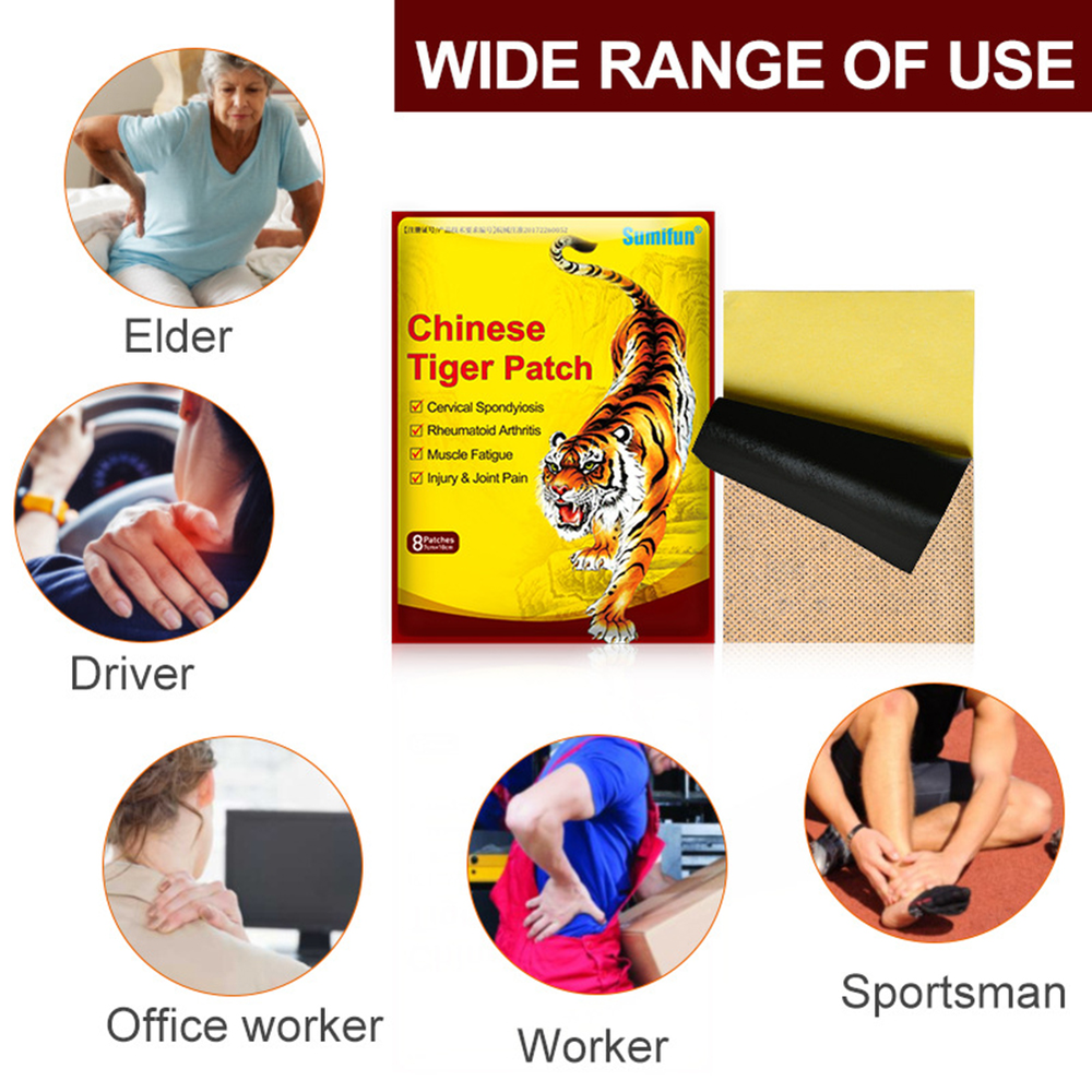 32pcs Tiger Balm Pain Relief Patch Chinese Back Pain Heat Pain Relief Plaster