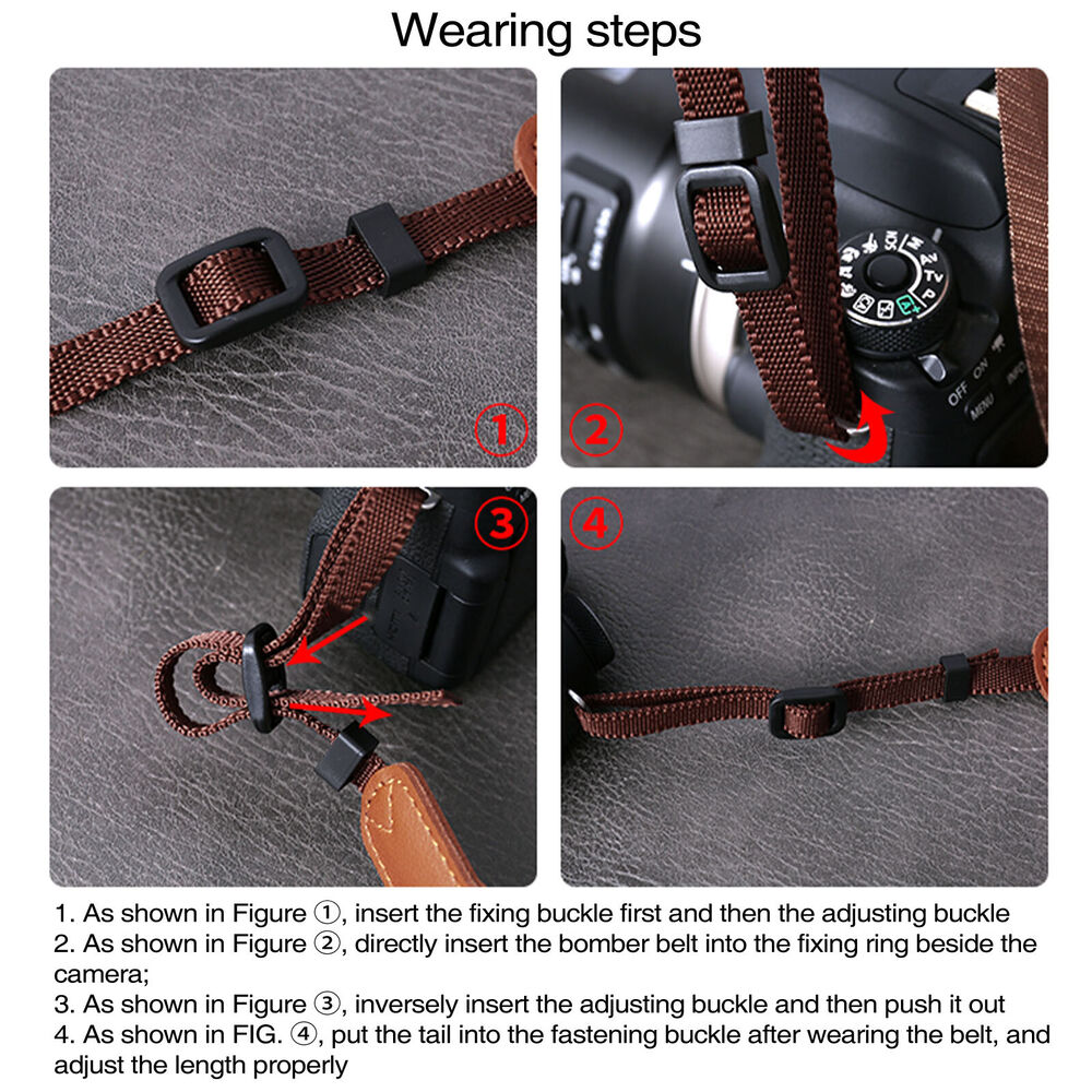 SLR DSLR Camera Sling Shoulder Neck Strap Nylon Belt Strap For Canon Nikon Sony