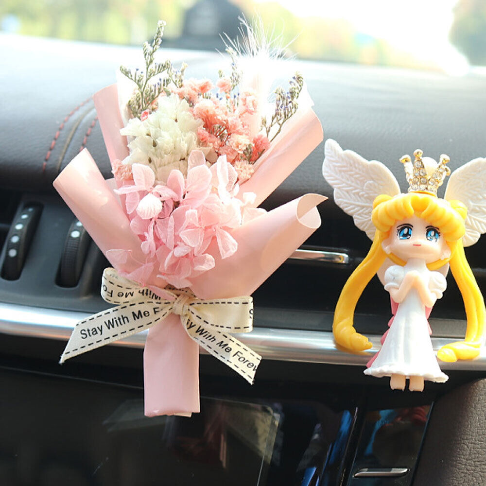 Mini Flowers Bouquet Car Air Freshener Vent Clip Creative Fragrance Clip #T