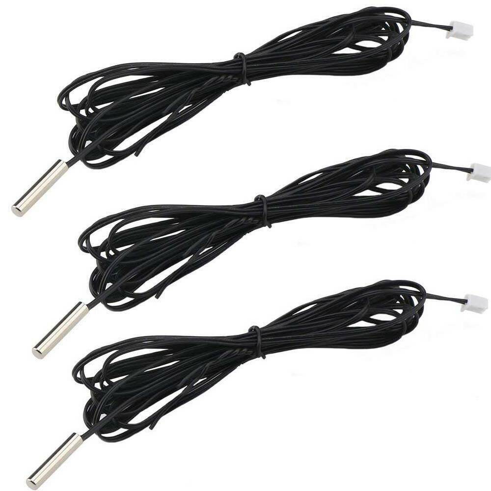 10pcs NTC Thermistor Temperature Sensor Accuracy 10K 1% 3950 Waterproof Probe