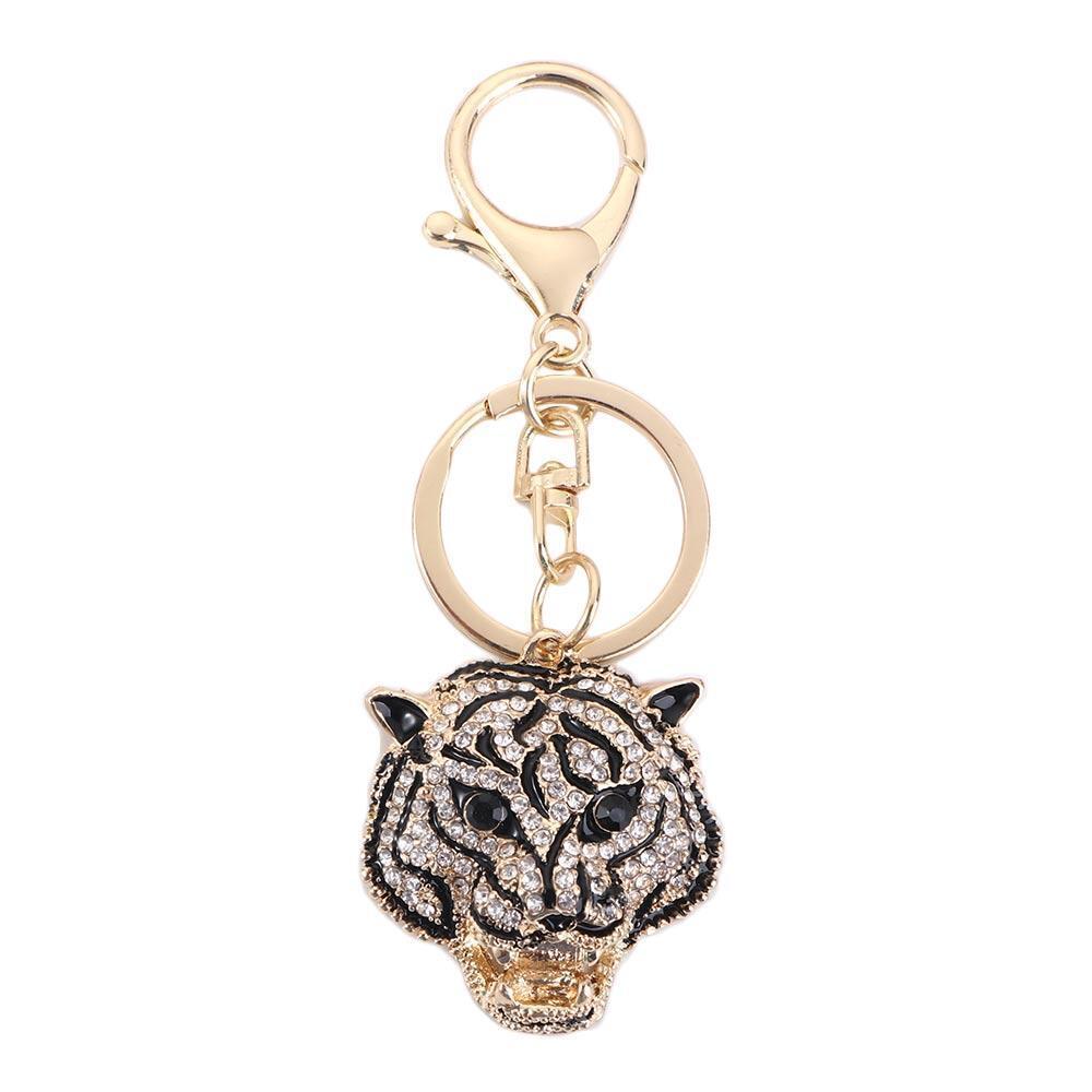 Gift Leopard Head Key Ring Leopard Head Keychain Car Key Chain Animal Pendant