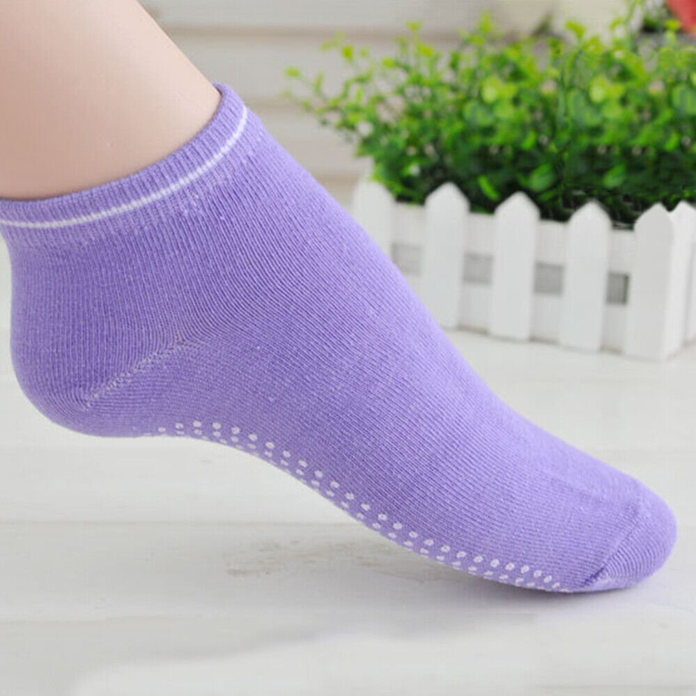 3 Pairs Yoga Socks Cotton Non-Slip Women Socks Pilates Sport Grip Socks