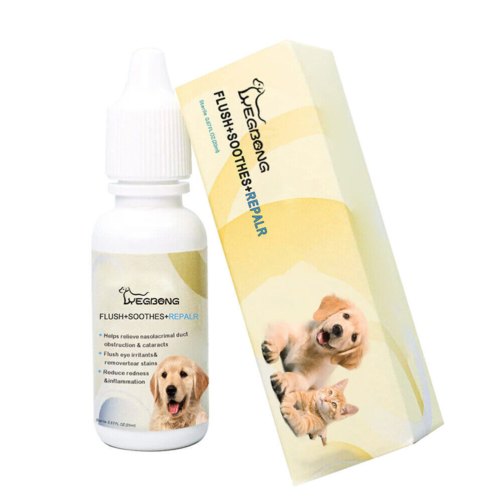 2x Eye Drops for Pet Anti Bacterial Viral and Fungal & Infections Dog Cat Eye Care╯