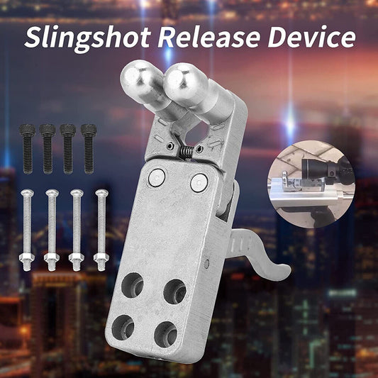 1 x Rifle Trigger With Screw Slingshot Release Device DIY Catapult Stainless Steel