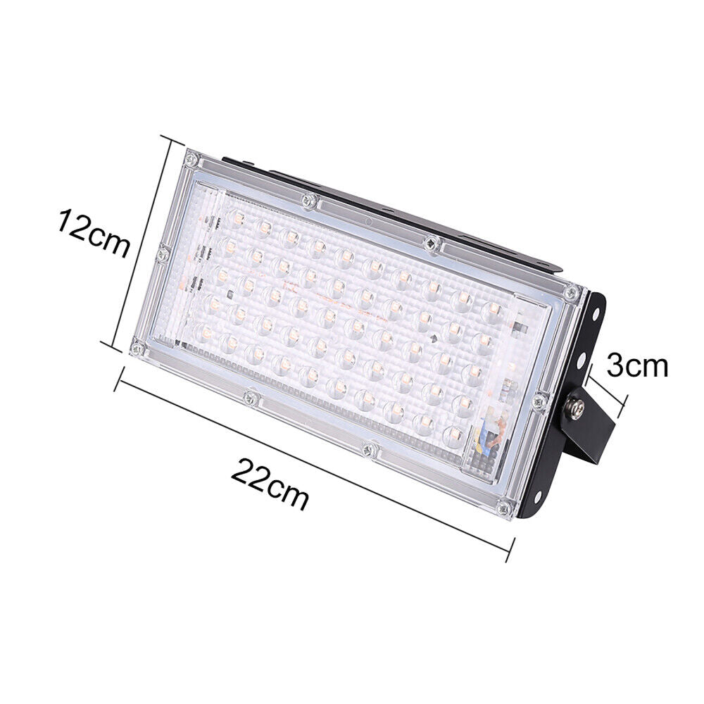 50W UV Black Lights Spotlights High Power LED Floodlight Waterproof Party Light