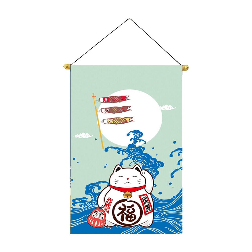 Lucky Cat Restaurant Colour Flag Oxford Hotel Banners Cute Exquisite House Decor