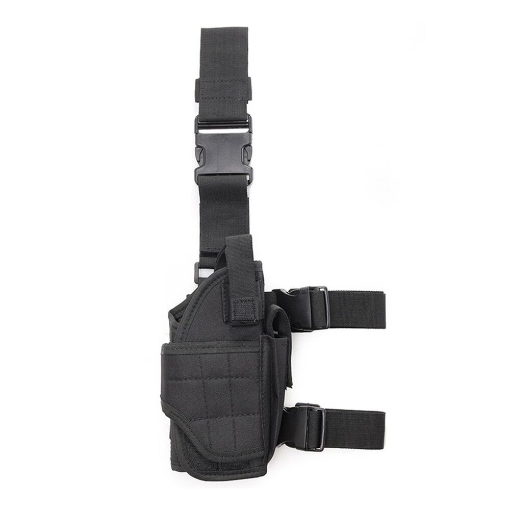 Military Sports Hunt Pistol Pouch Leg Tactical Thigh Holster Puttee Gun