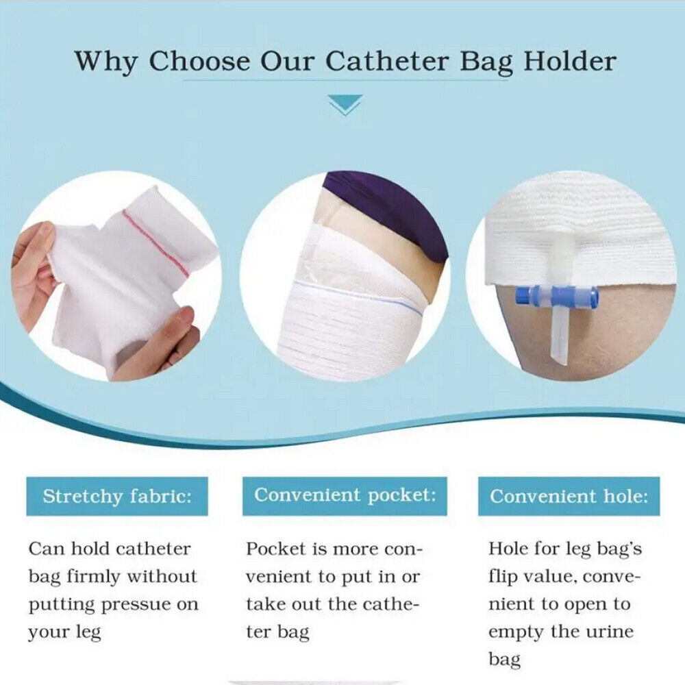 Urine Bag Holder Leg Sleeve S-XL For Urine Drainage Bags Strap Holder Urinary