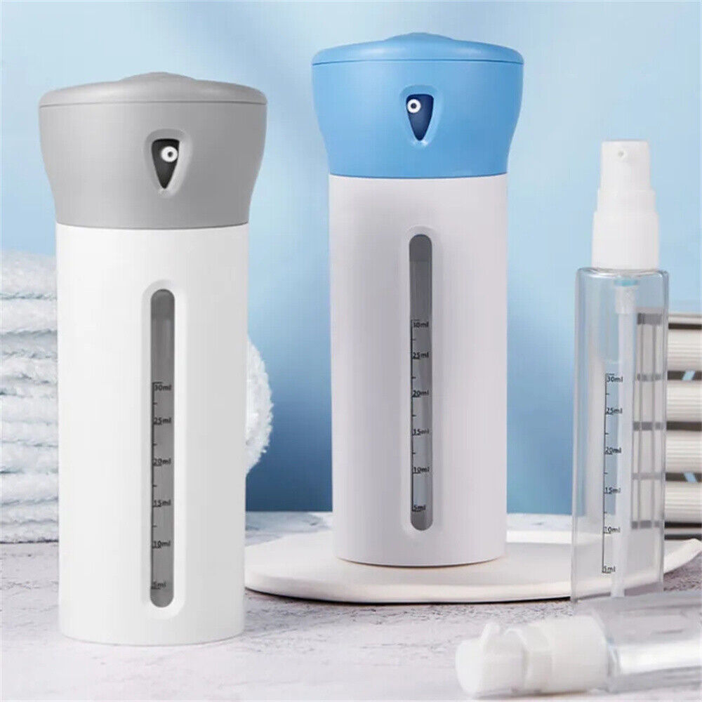 4-in-1 Leakproof Lotion Travel Original Bottle Dispenser Rotatable Shampoo Gel