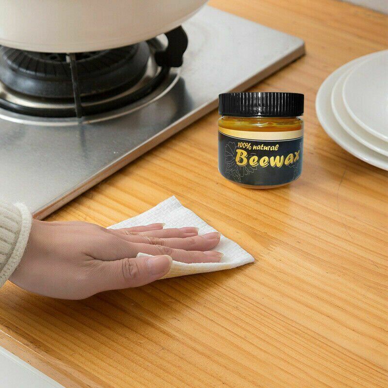 Natural Beeswax Home Wood Furniture Care Polishing Seasoning Bee Wax Traditional