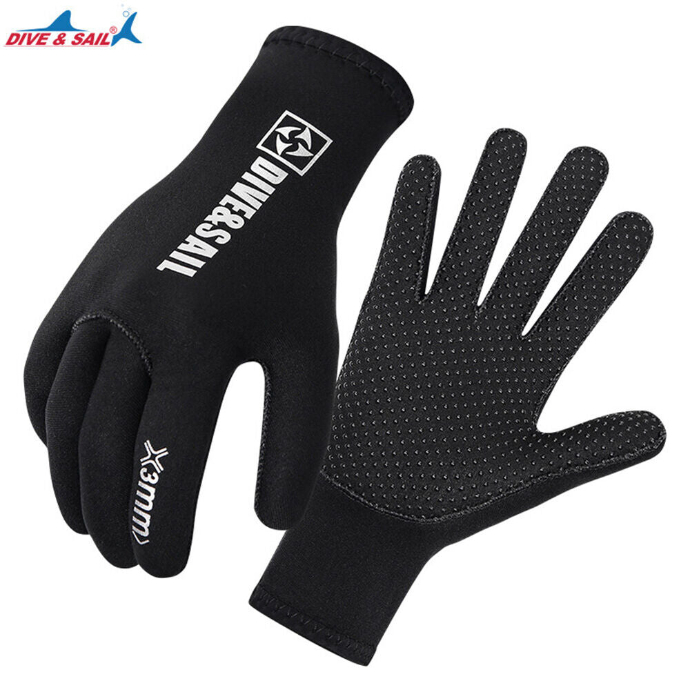 3mm Neoprene Gloves UV Protection Surfing Gloves for Diving Snorkeling Surfing