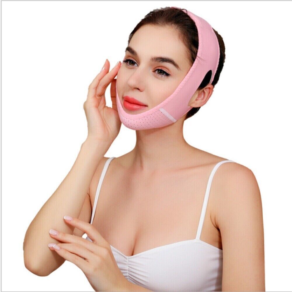 Reusable V Line Mask Facial Slimming Strap Double Chin Reducer Chin Lifting Belt