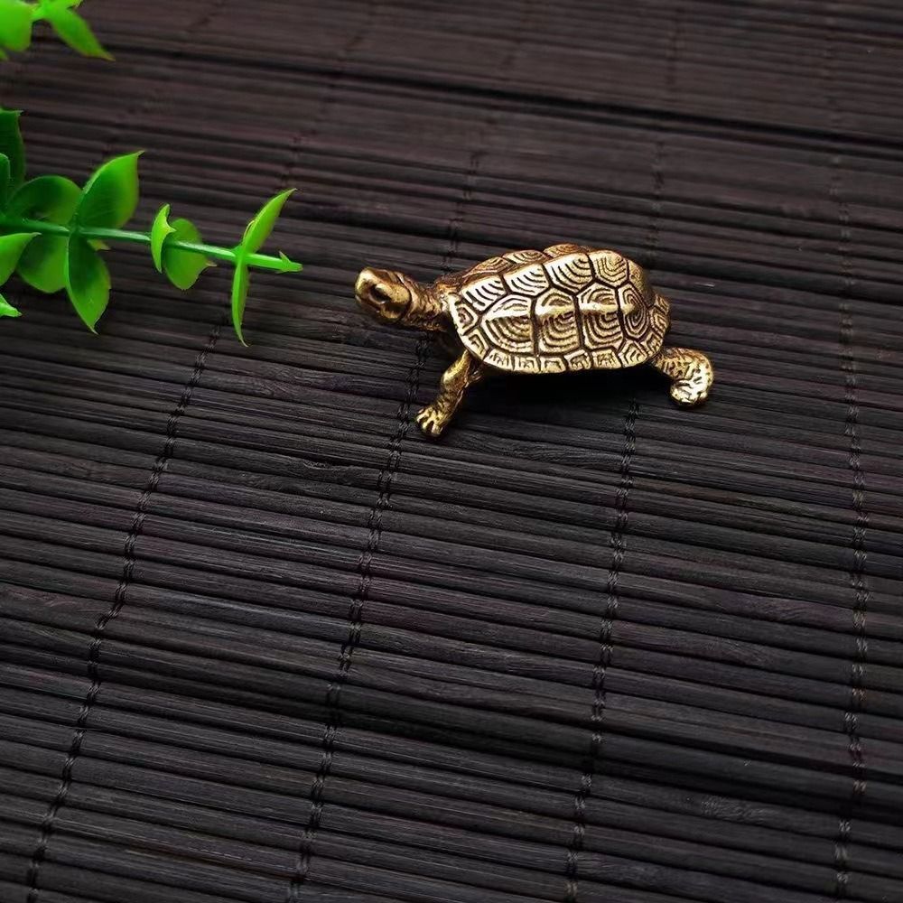 Turtle Tortoise Statue Turtle Figurines Brass Tortoise Desktop Ornaments