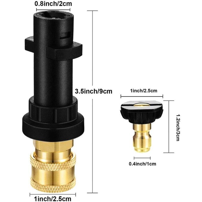 High Pressure Washer Quick Connector for K2 K3 K4 K5 K6 K7 Adapters