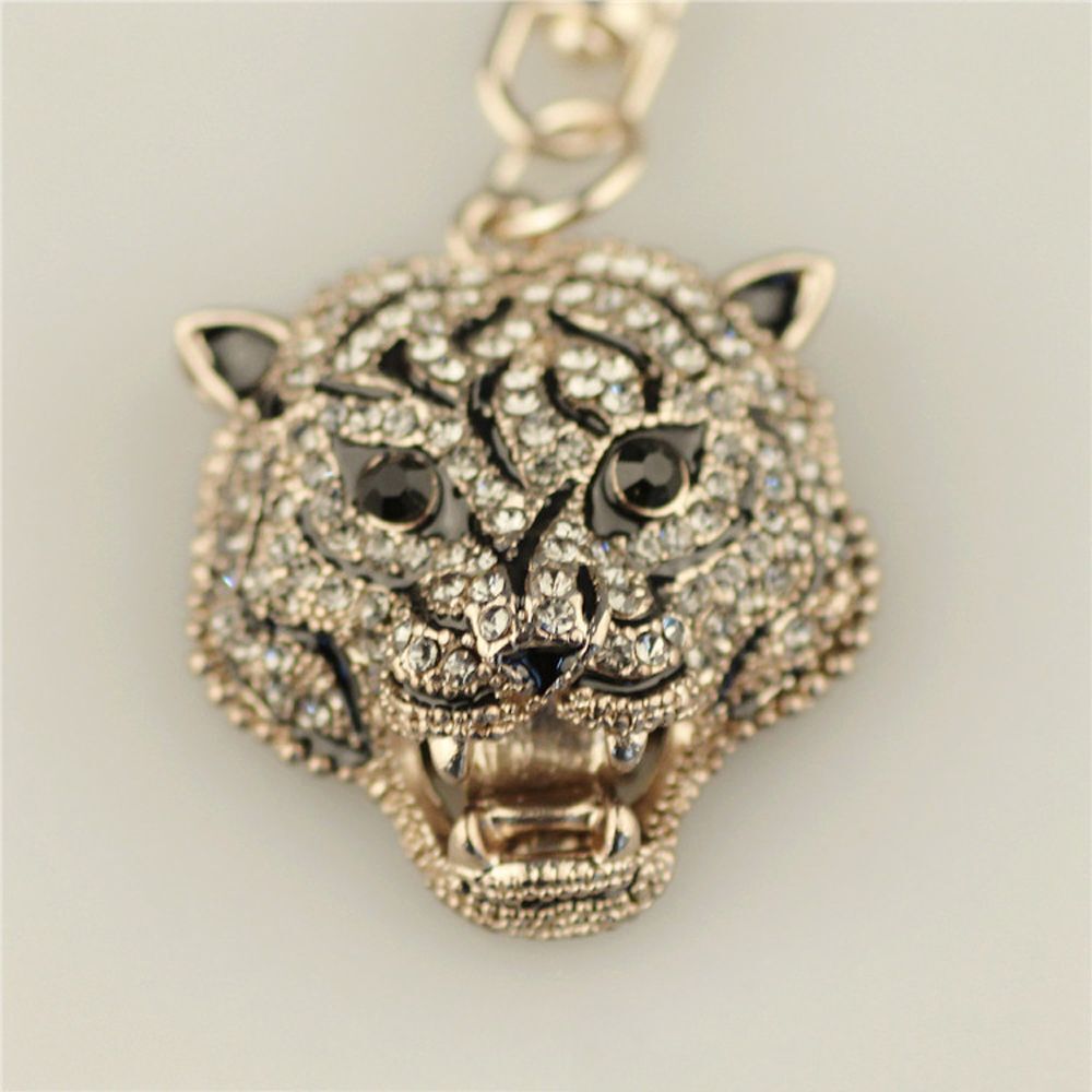 Gift Leopard Head Key Ring Leopard Head Keychain Car Key Chain Animal Pendant